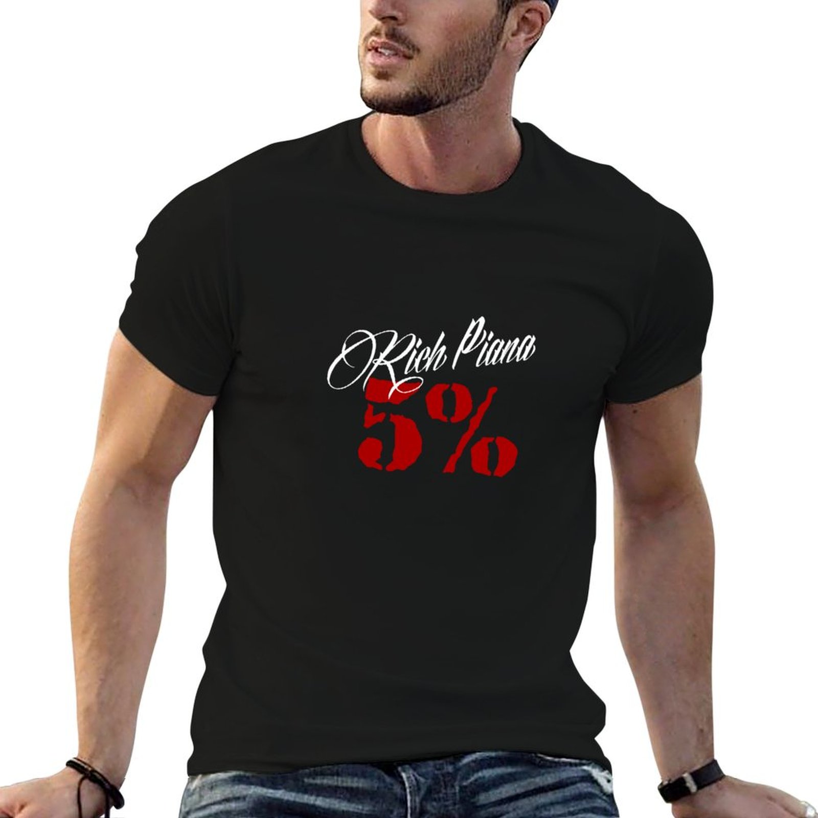 T Nutrition Fitness - ريتش بيانا 5 نيوتريشن تي شيرت