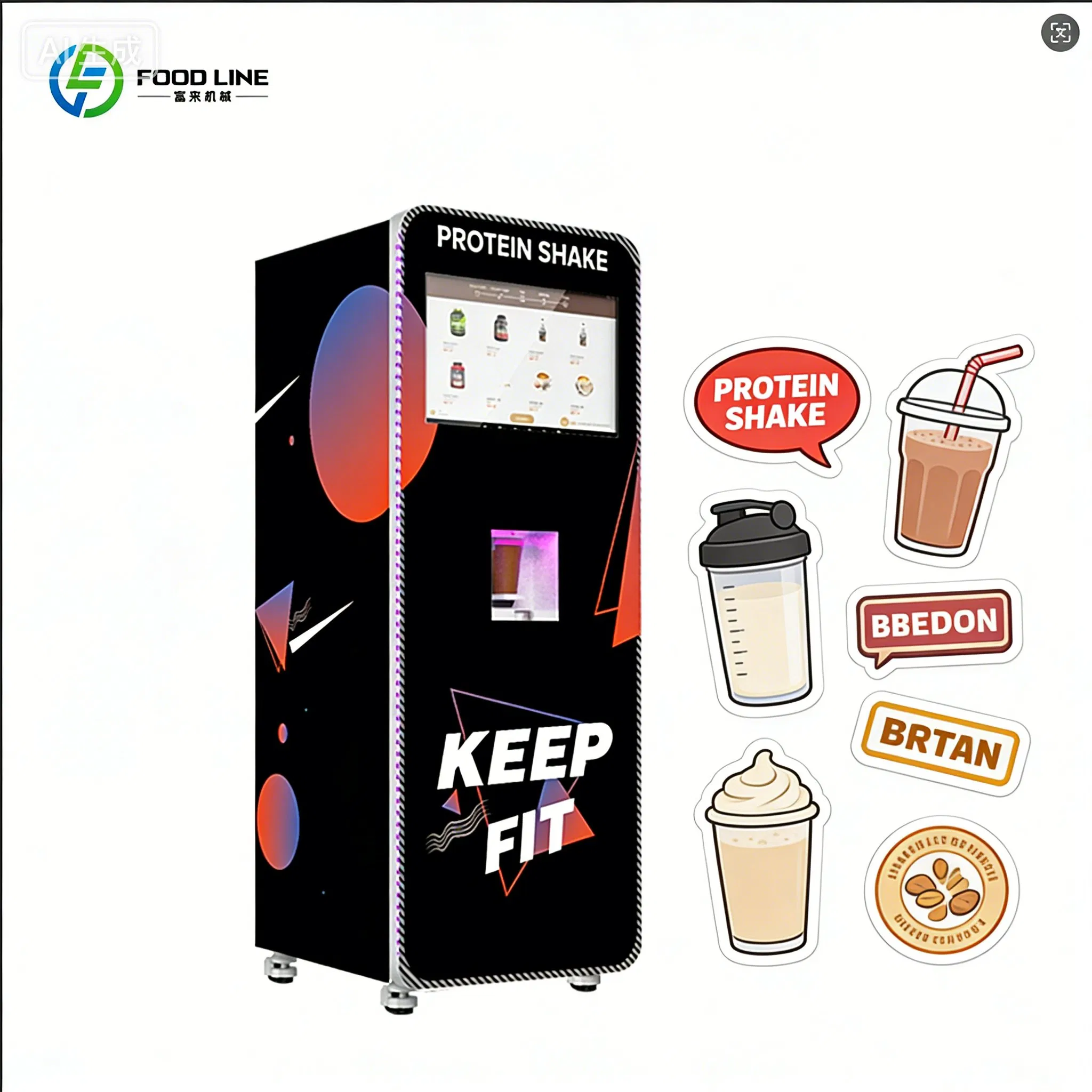 Nutrition Fitness Center - آلة بيع مغذية ذاتية التشغيل بالكامل