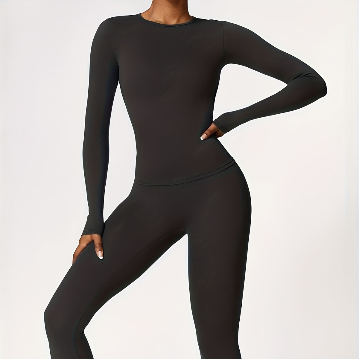 بدلة يوجا ضيقة ذات أكمام طويلة - مراجعة Fitness & Nutrition Lab Zapopan وسعره