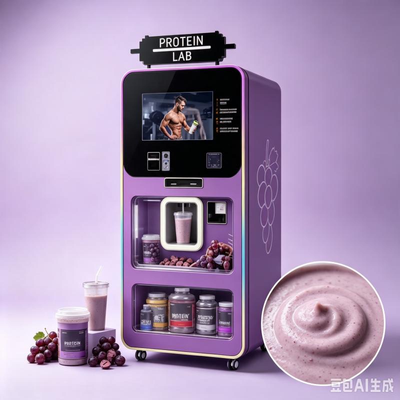 آلة بيع مشروبات البروتين المخص - مراجعة Nutrition Fitness Center وسعره