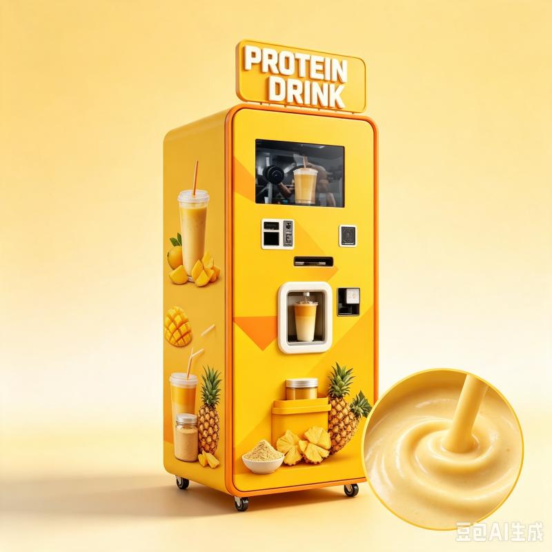 آلة بيع مشروبات البروتين المخص - مراجعة Nutrition Fitness Center وسعره