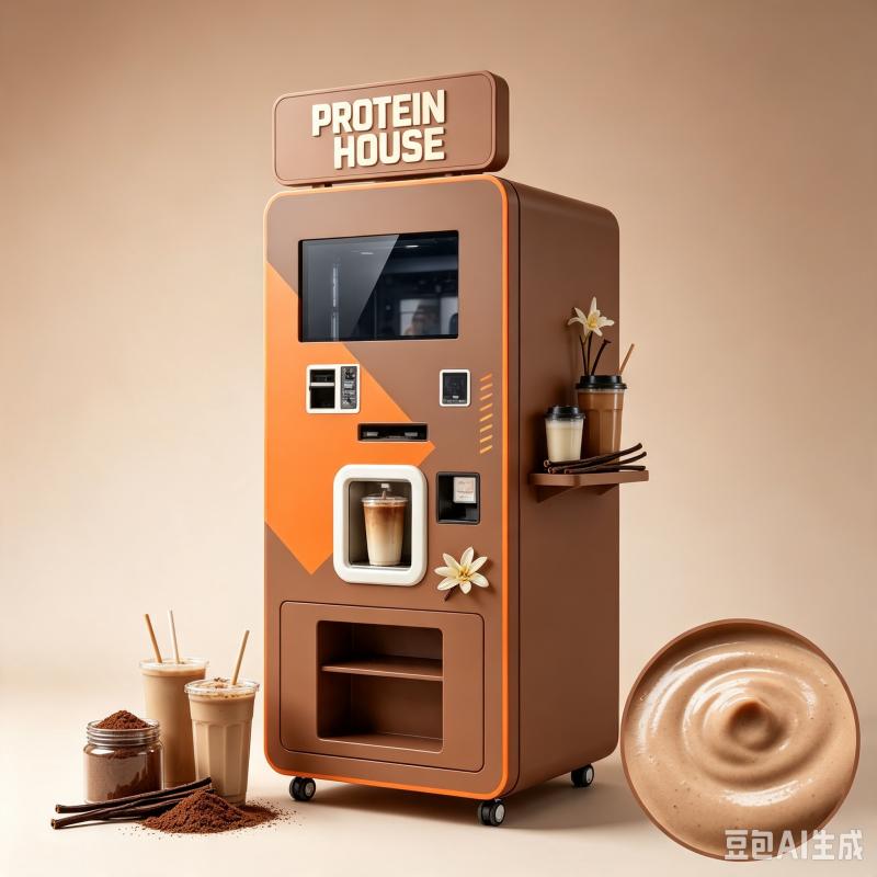 ماكينة بيع مشروبات البروتين ال - مراجعة Nutrition Fitness Center وسعره